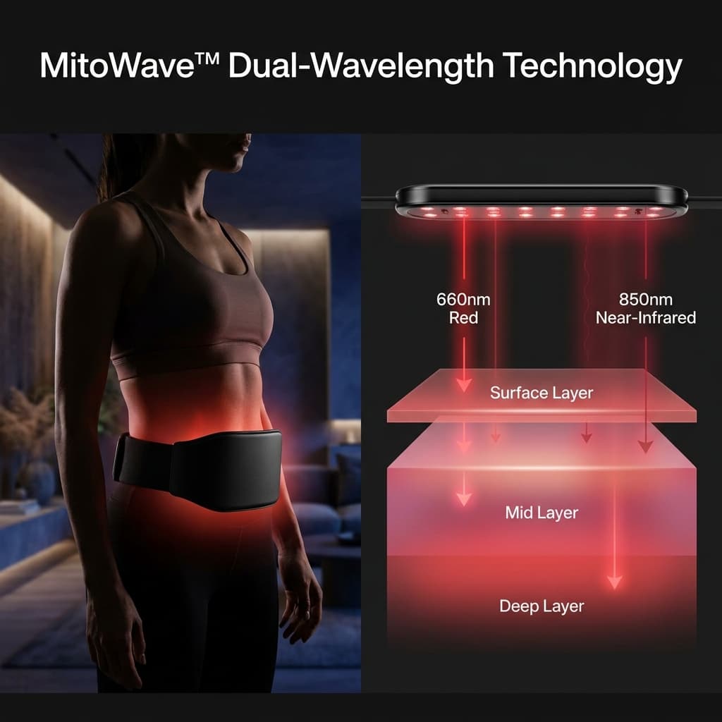 MitoWave™ LED Infrared Wellness Belt